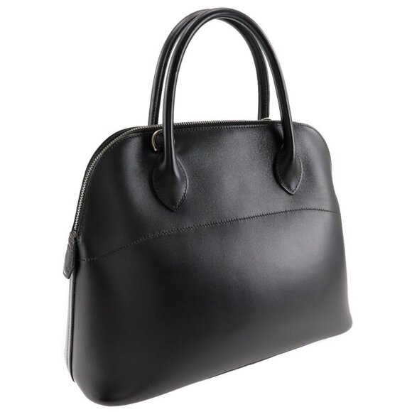HERMES Bolide31 Handbag Black / SilverHardware Box carf Women - Picture 3 of 14